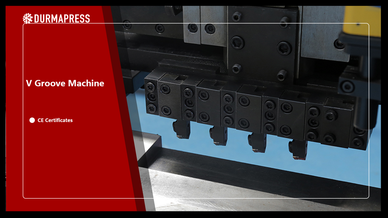 Metal Sheet V Grooving Machine Process Introduction Press Brake NC
